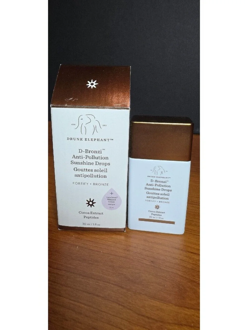 DRUNK ELEPHANT D-bronzi Sunshine drops 1 fl oz NIB